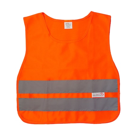 Safe Handler Child Reflective Safety Vest, Small, Orange (2-Pack) BLSH-ES-S-SV5O-2